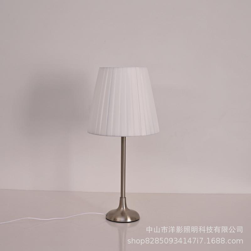 复古美式轻奢小台灯现代简约客厅书房卧室床头装饰灯氛围感布艺灯