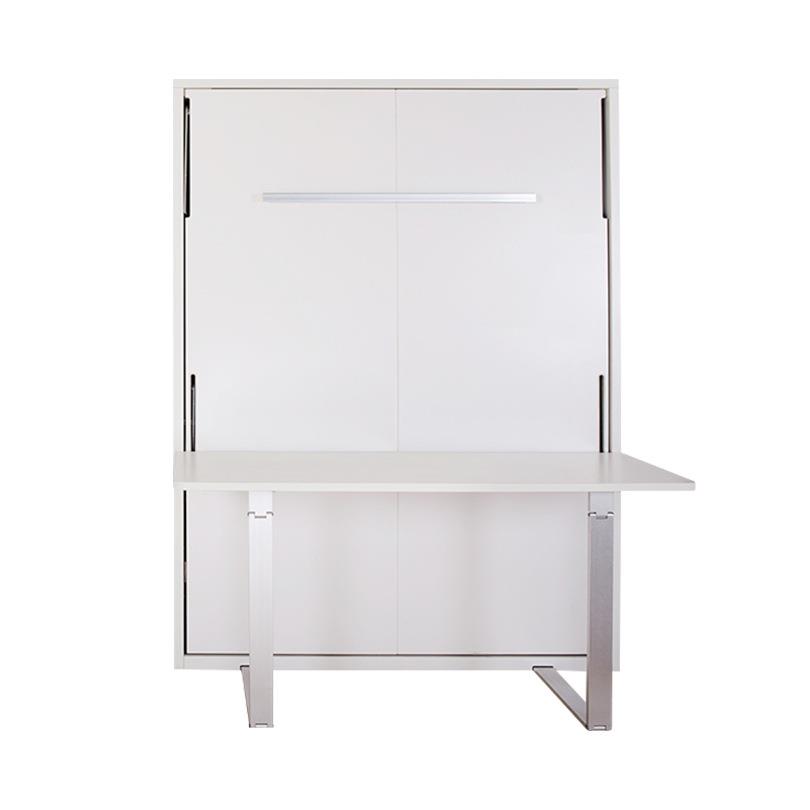 现代约隐形床A2100小公寓折叠型床节省空简间墨户菲床带书桌多用