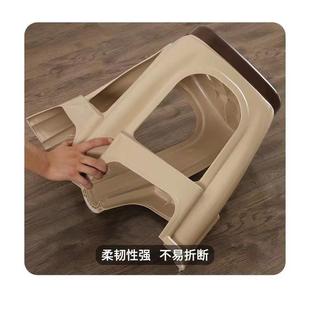 803凳凳家用客厅承认 10个装 料熟板胶加厚塑凳子防滑高8019