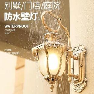 大门阳防水 太阳能壁灯院户外防67604水庭灯台超亮家用室外欧壁式