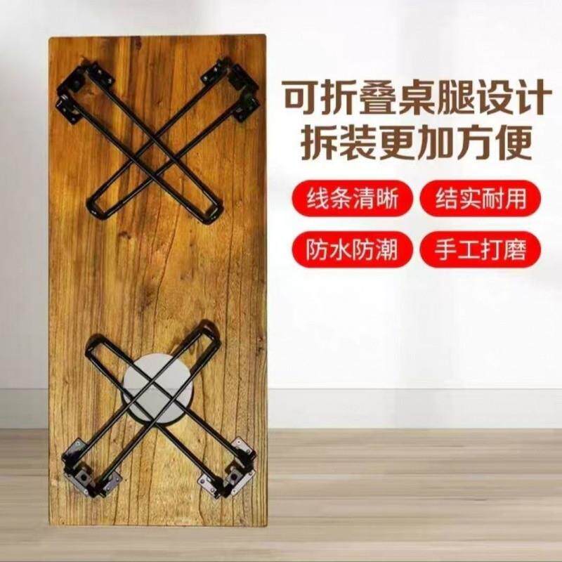 Z5J露营折炉子榆木折叠围煮茶户外桌火炉便携FDG庭院可叠实木茶桌