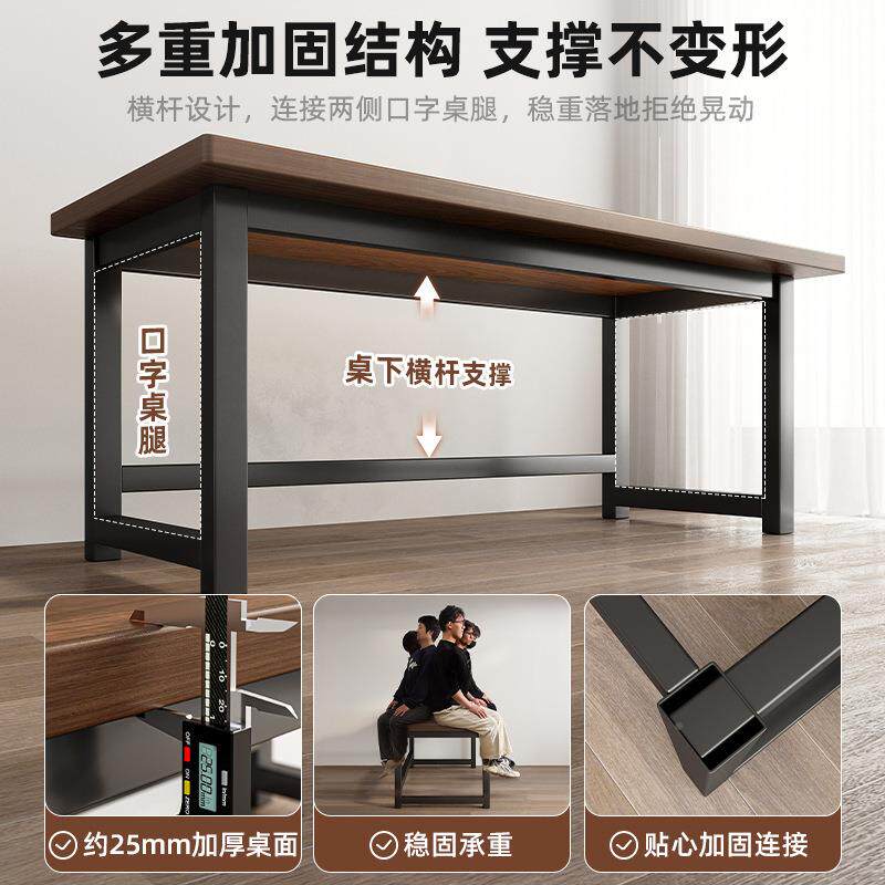 实木电脑桌台式电桌卧室家用办竞桌长方形书公无品牌/桌椅简易桌