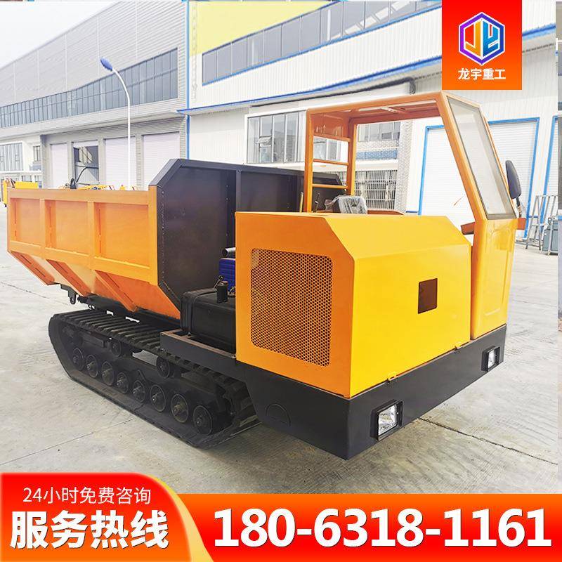 山地行走拉土履带运卸输车8吨形农用自全地钢制WNQ履带运输车价渣