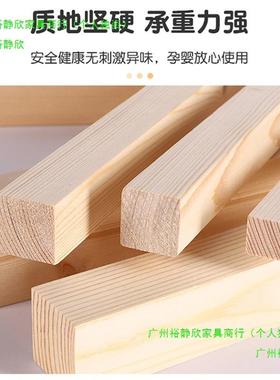 实木床现代简约家人用房1.QLR8大床双床出租经济米型1m1.5米单人