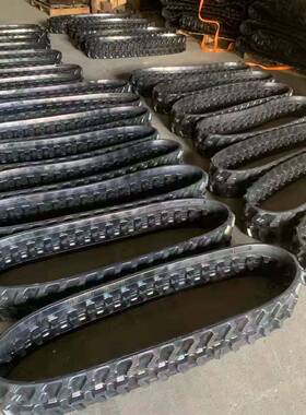 工程机NIL械钢履带底盘机农用橡园林小型挖掘行走链条制胶履带