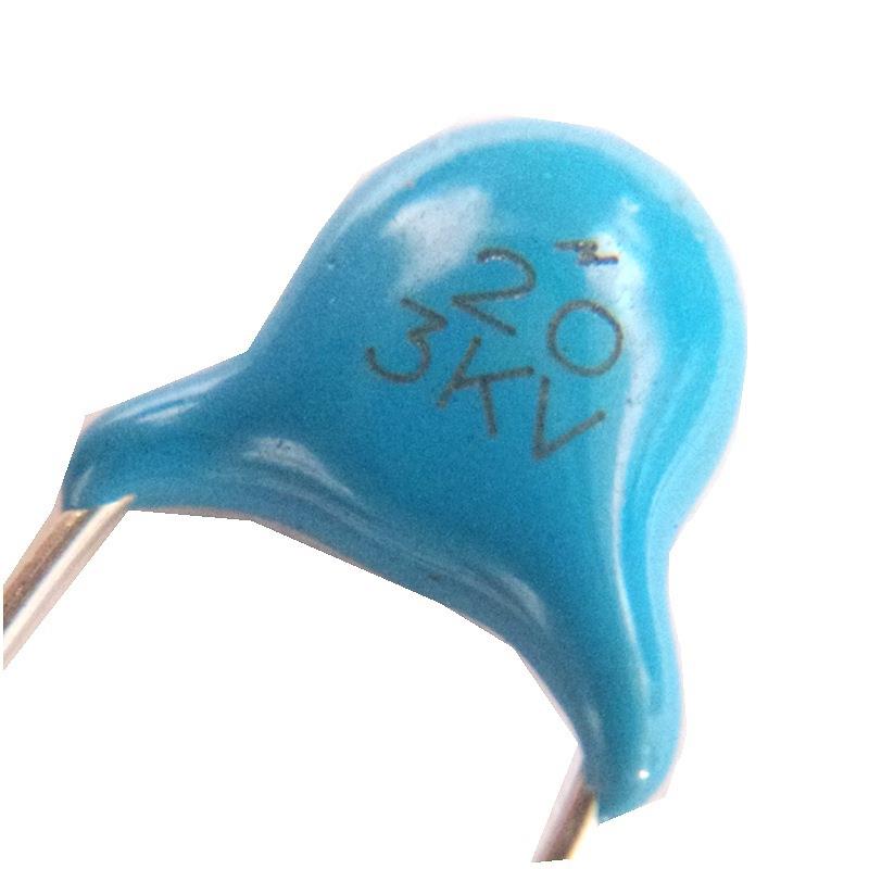 高压瓷0片电容3KV环20PF3KV20P7.5保高品瓷片电容20PF质300V