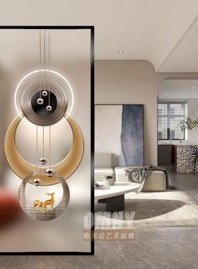 风隔美断客屏厅简约现代玄关47452办公室小户型简易遮挡欧式艺术