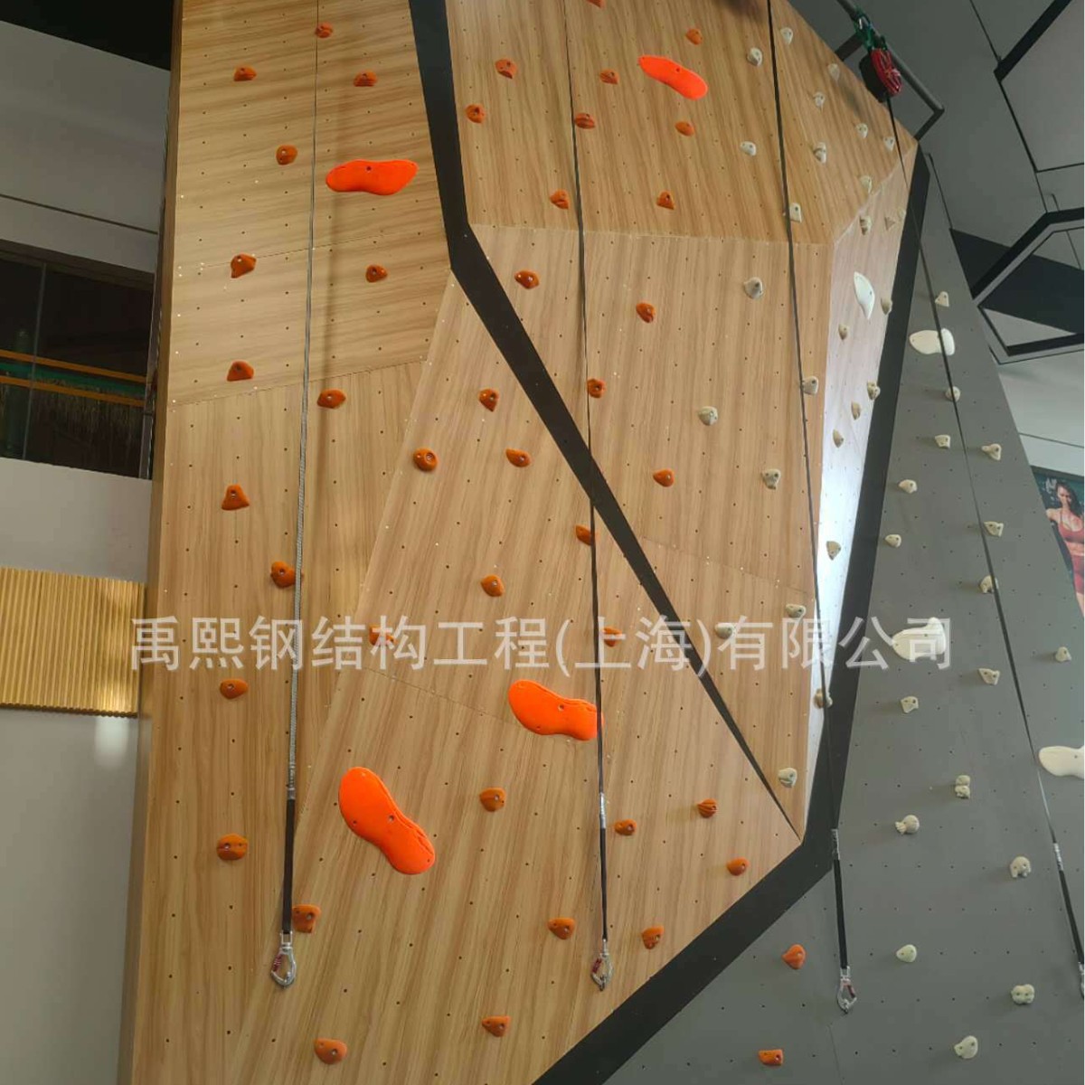 禹熙 攀岩项目 设计施工 钢结构攀岩墙 配套出口东南亚