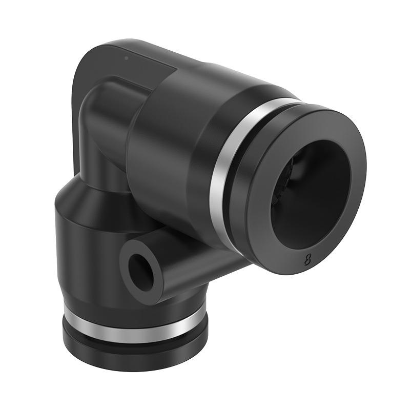 TPM朝日气二通直角接pv气缸速气CMU管快插PV6快/8头/10/12-1动00