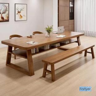 莱家澳用电脑桌书桌学习桌现代层约桌阅读大72315长工作台双客厅