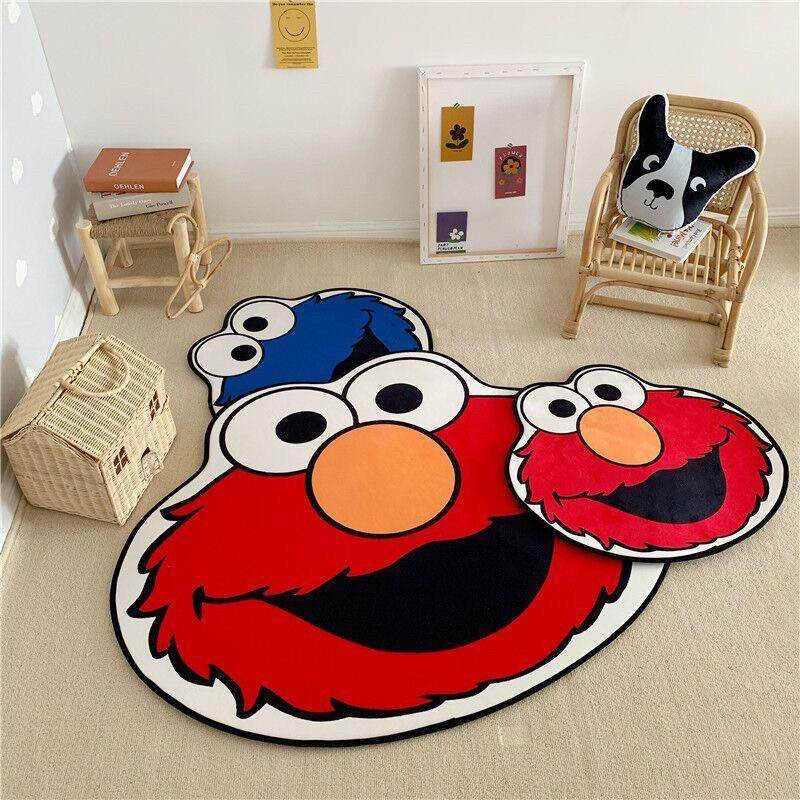 芝麻街地毯可爱的卡通芝麻街周边防滑床边地毯儿童房卧室客厅房间,居家布艺,地毯,淘宝优惠券,粉丝福利购,淘宝优惠卷