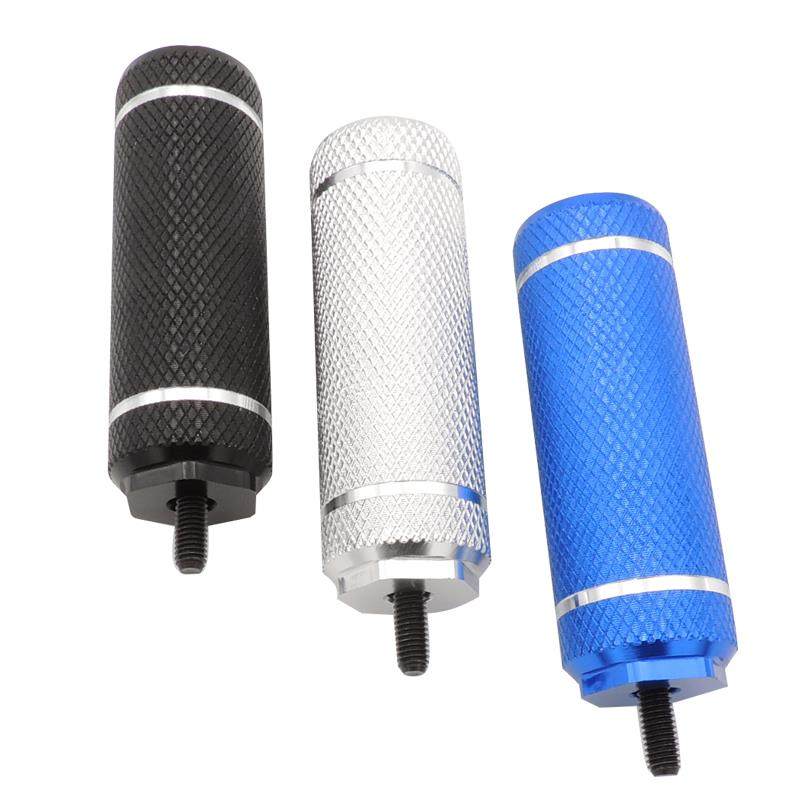 山地自行车后座脚柱踩脚脚踏杆脚蹬子非快拆轴放脚通用配件