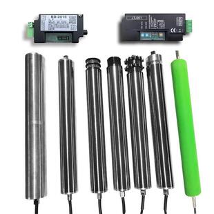 电动滚筒内置电机直流输送带流水线镀锌包胶不锈钢主动力滚筒托辊