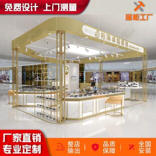 眼镜店双面中岛柜商场多径点位展示柜快时尚眼镜自选柜矮柜定做