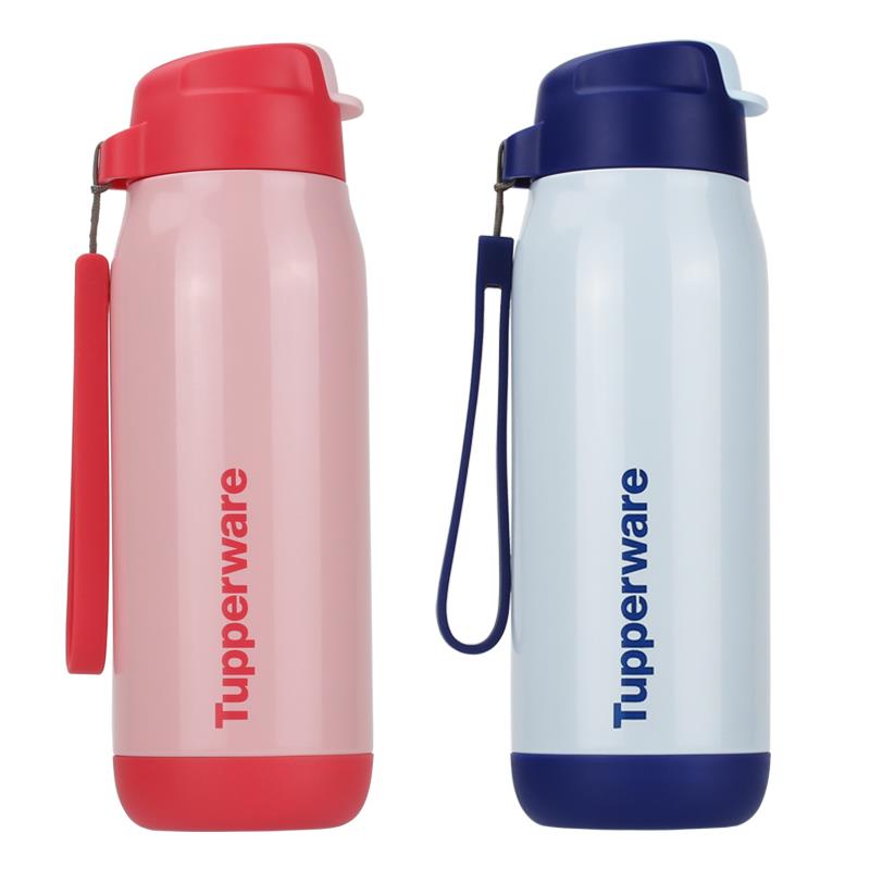 特百惠保温杯510ml吸管水杯子杯套儿童男女士学生大容量304不锈钢