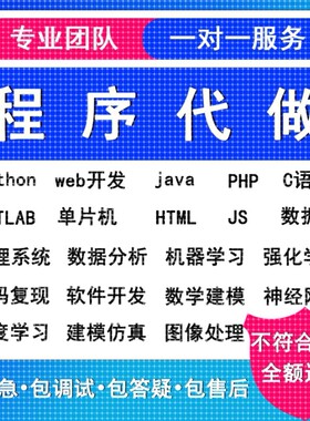 python代编matlab神经网络C++代C语言javaC#php定制程序代写帮做