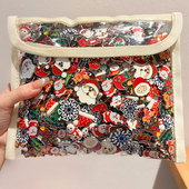 2024新款 圣诞节胸针氛围感拍照装 饰别针固定衣服配饰可爱卡通徽章