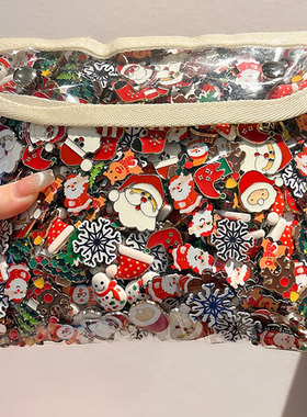 2024新款圣诞节胸针氛围感拍照装饰别针固定衣服配饰可爱卡通徽章