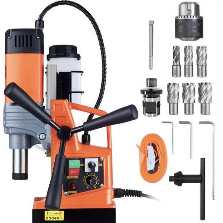 欧晏D8850Z磁座钻六件套组合 钻机加钻头一站式满足钻板打孔需求