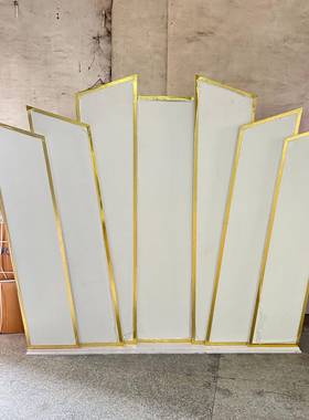 PVC白色背景墙宴会背景婚庆装饰品贸易出口拱门Wedding Backdrop