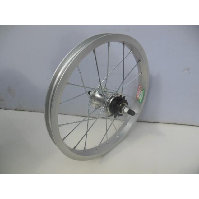 14寸*1.35/1.5/1.75喜德盛折叠自行车铝合金前后轮组W5车圈BYA412