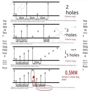 黑色雾化浇水软管园林水喷管浇灌地微喷带加厚雾化带农村蔬菜种植