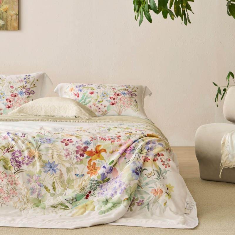 进口60支兰精天丝夏凉被双面冰丝空调被高端夏季可机洗蚕丝薄被子,床上用品,化纤被,淘宝优惠券,粉丝福利购,淘宝优惠卷