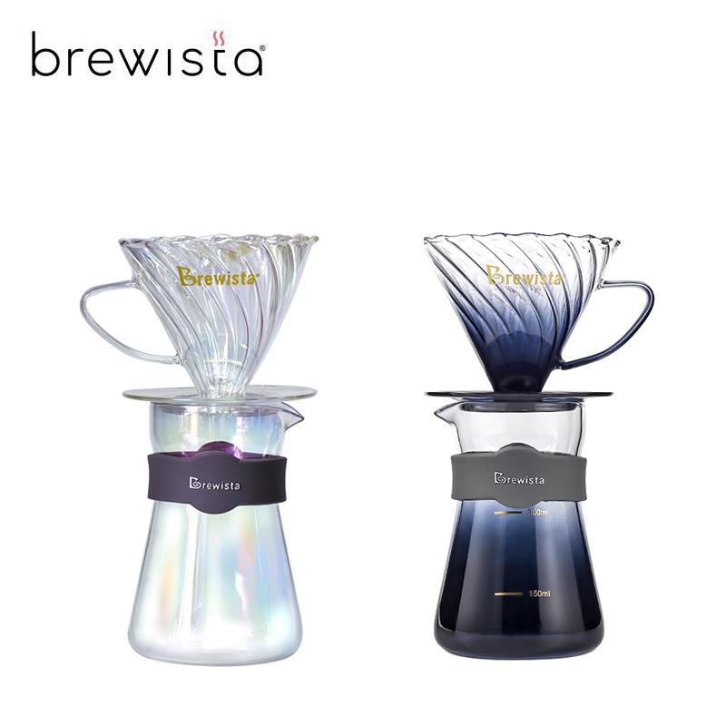Brewista耐热玻璃手冲咖啡滤杯/分享壶套装 bonavita pro影子系列