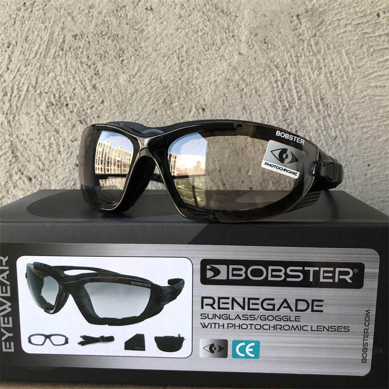 美国Bobster哈雷摩托车骑行变色防风镜 日夜通用遮阳护目镜太阳镜