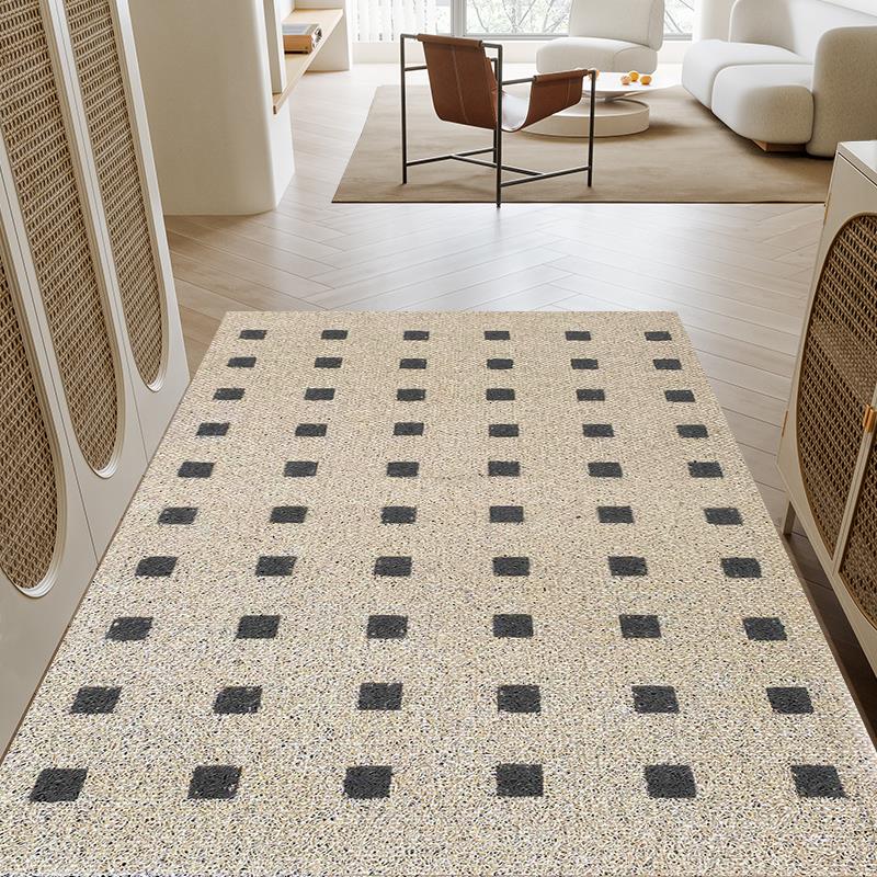 丝圈侘寂风入户门地垫家用户外大门口玄关进门地毯日式防滑蹭脚垫