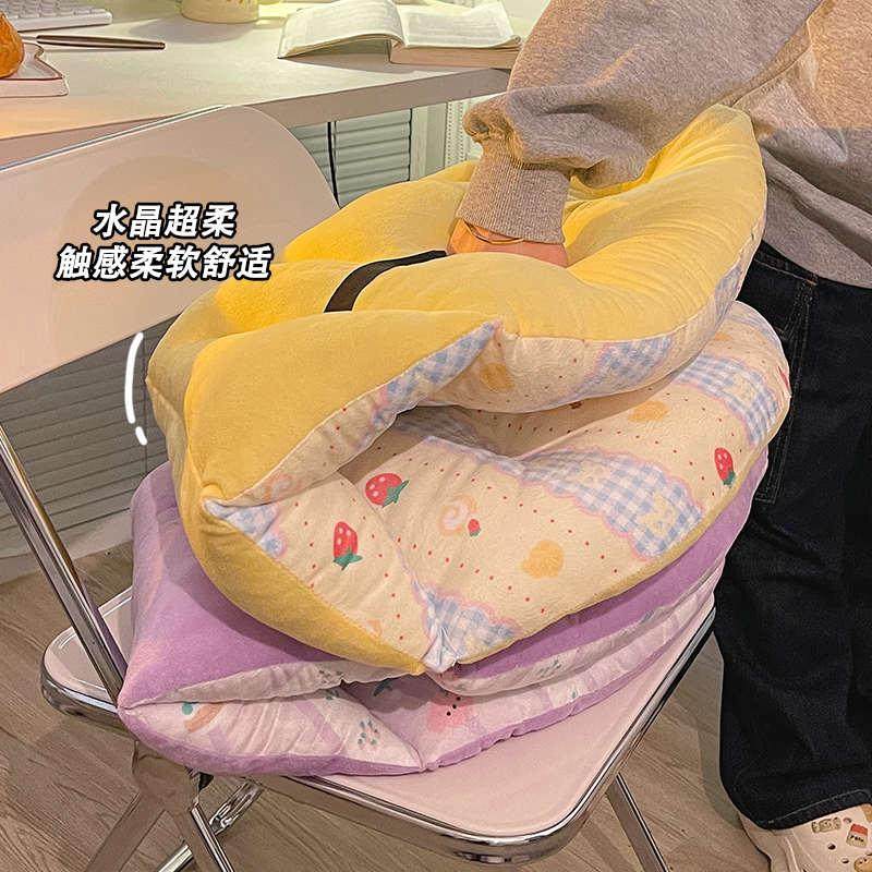 加厚坐垫靠背一体屁垫靠垫学生宿舍椅子垫防屁股痛办公室座垫冬季,居家布艺,椅垫,淘宝优惠券,粉丝福利购,淘宝优惠卷