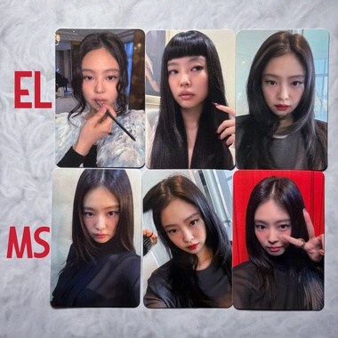 Jennie小卡正版官方真卡正规一ruby 金珍妮ms特典el幸运卡2.0专辑