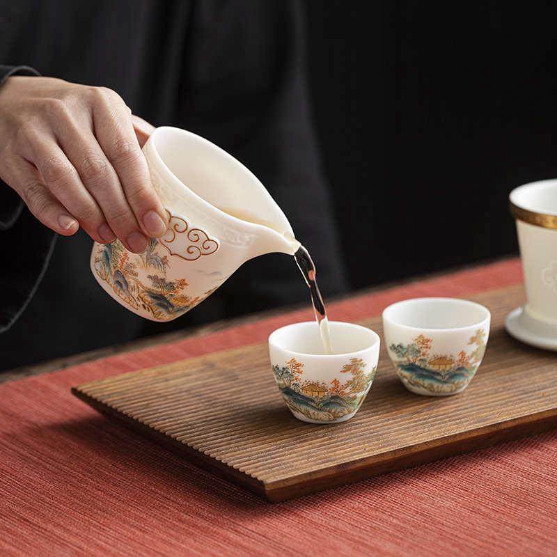 唐舍中国风山水快客杯便携式旅行茶具套装户外便携包露营旅游泡茶,餐饮具,旅行茶具,淘宝优惠券,粉丝福利购,淘宝优惠卷