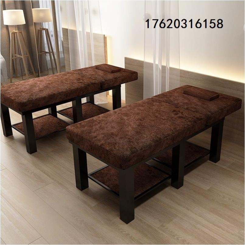 四川美容床清仓美容院专用全套折叠按摩床理疗床中医带洞艾灸床推