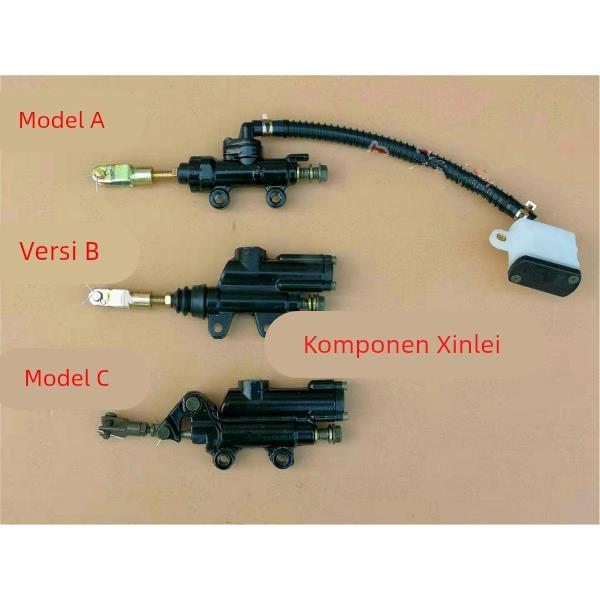 适用国产公路赛地平线S款R2R3北极光小忍者350摩托车后刹车泵总泵