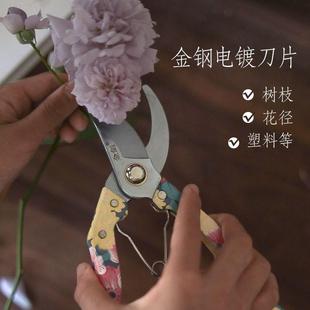 园艺剪家用植物修枝果树剪子水果花木苗剪修枝专业剪插花剪工具