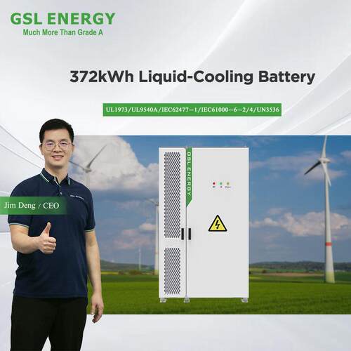 372kWh Liquid Cooled LiFePO4 Solar BESS Battery Storage