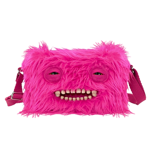 Fuggler官方正版萌牙怪兽大头系列斜挎包潮玩公仔周边包包