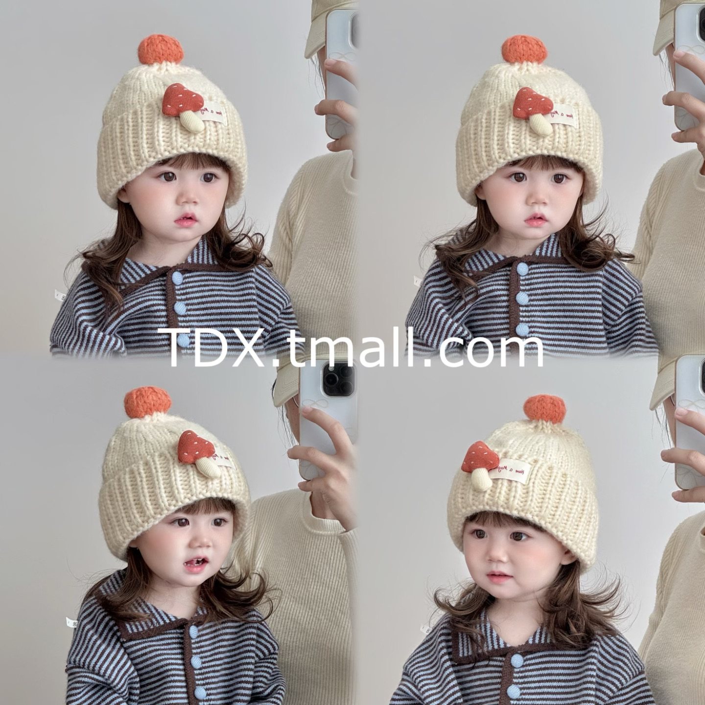 宝宝毛线帽秋冬季保暖儿童套头帽韩系毛球蘑菇户外防风婴儿护耳帽,童装/婴儿装/亲子装,帽子,淘宝优惠券,粉丝福利购,淘宝优惠卷