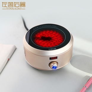 左茗右器小型黑晶炉静音泡茶炉玻璃茶具配件烧水保温煮茶器具加热