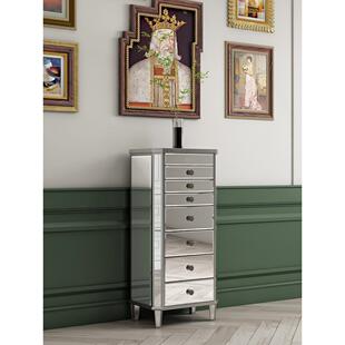 采购产品法式覆古首饰柜，多功能首饰柜，玻璃卧室储物柜，轻奢七