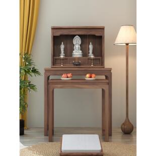 新中式实木供桌香案佛龛神台财神爷供香香案供桌佛台简约家用客厅