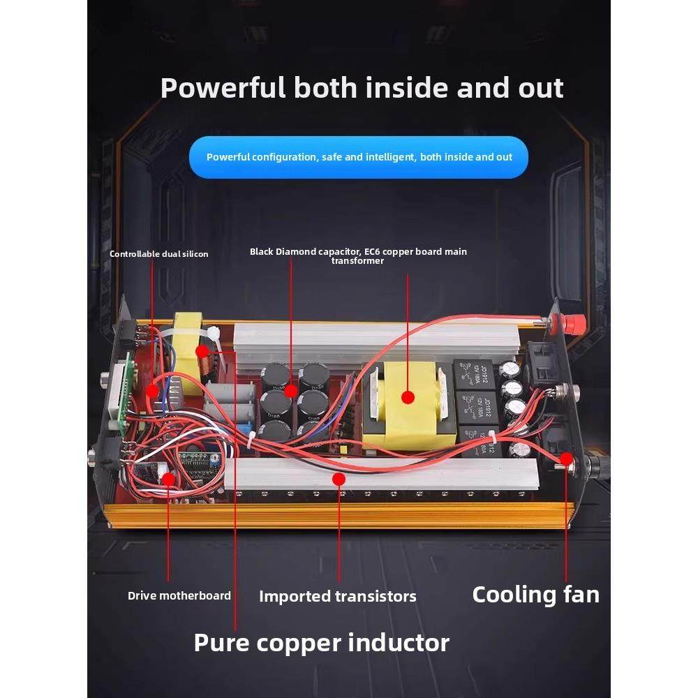 节电双频段大功率逆变器头82大管浮力吸力王12V动力电池转换助力