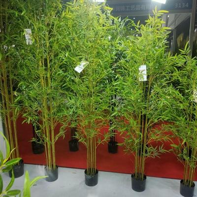 仿真竹子室内装饰隔断屏风假竹子挡墙造景室外装饰竹盆栽加密绿植