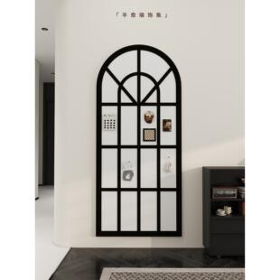客厅背景墙改造黑白高档窗墙贴不打孔不损坏墙面彷古风格毛毡装饰