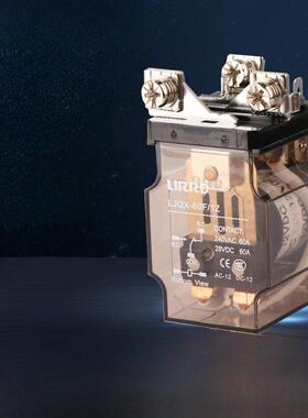 大电流60A 80A继电器大功率电磁Ljqx-60F/1Z 68F交流和直流12V24V