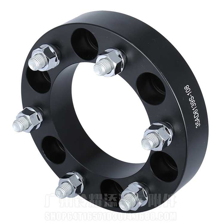 PCD 6x139.7 中心孔108mm 通用汽车改装法兰盘 轮毂加宽垫片