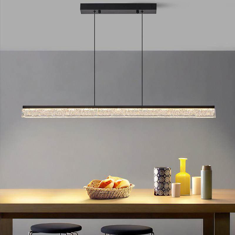 意式极简一字饭厅吊灯轻奢高级感现代简约吧台餐桌岛台升降长条灯,家装灯饰光源,餐厅吊灯,淘宝优惠券,粉丝福利购,淘宝优惠卷