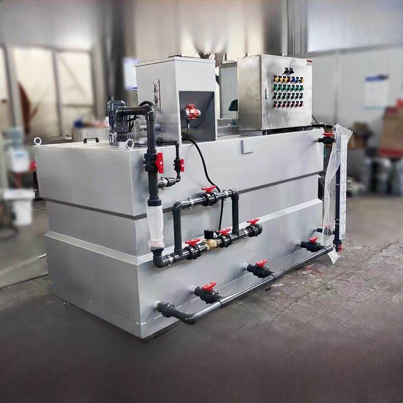 全自动加药装置PAM三箱一体PAC三腔干粉投加机污水处理化加药设备