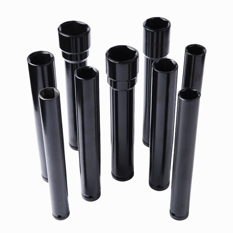 22加长电动扳手套筒头18-32mm26板手套筒头30小风炮空心套头27 19